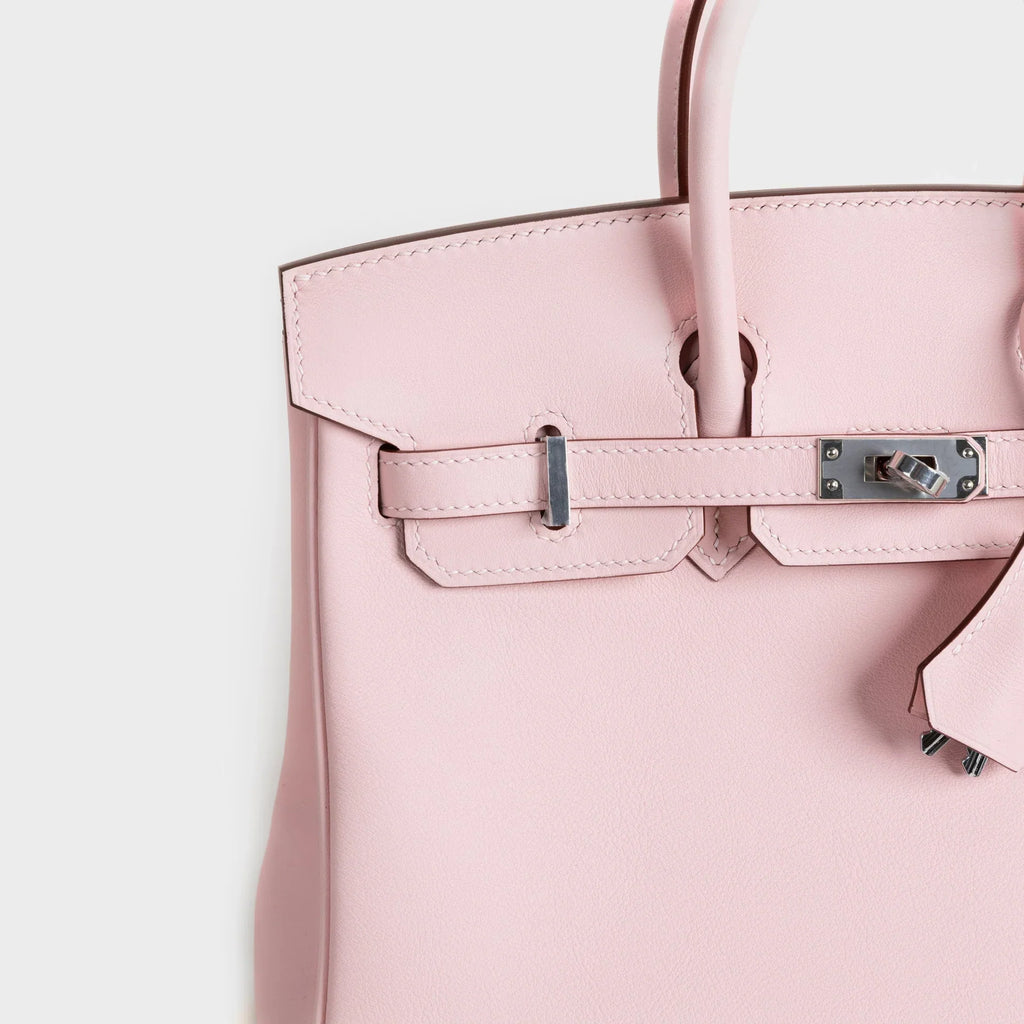 Birkin 25 Swift Leather Rose Sakura Palladium Hardware