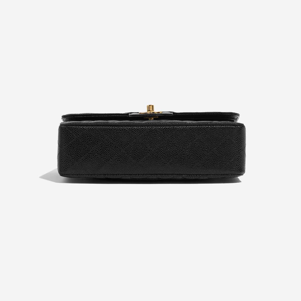 Classic Double Flap Bag Quilted Caviar Small
