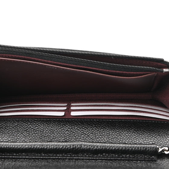 Wallet On Chain Quilted Caviar WOC