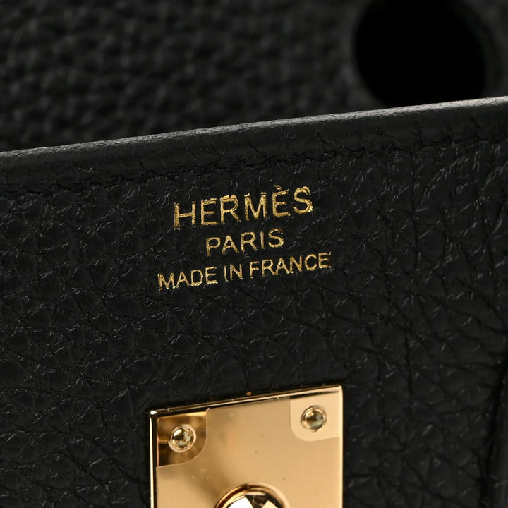 Birkin 25 Black Togo Gold Hardware