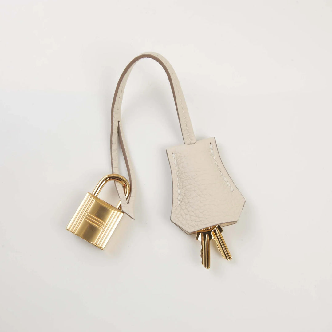 Birkin 25 Craie Togo Gold Hardware