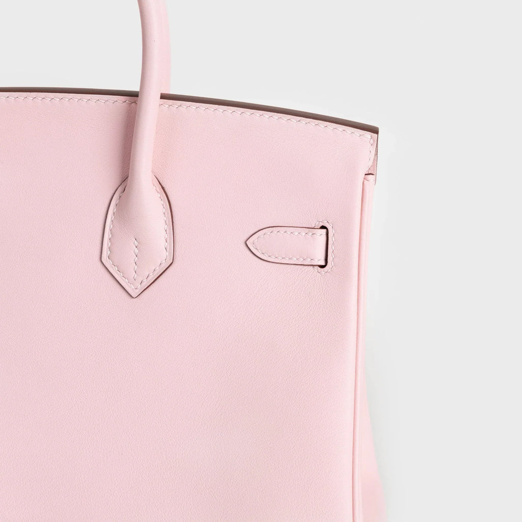 Birkin 25 Swift Leather Rose Sakura Palladium Hardware