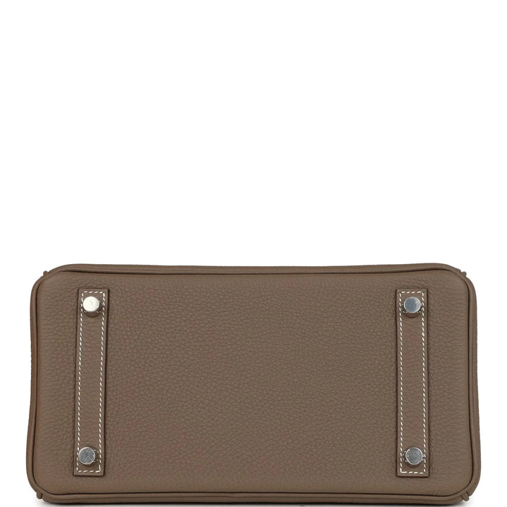 Birkin 25 Etoupe Togo Palladium Hardware