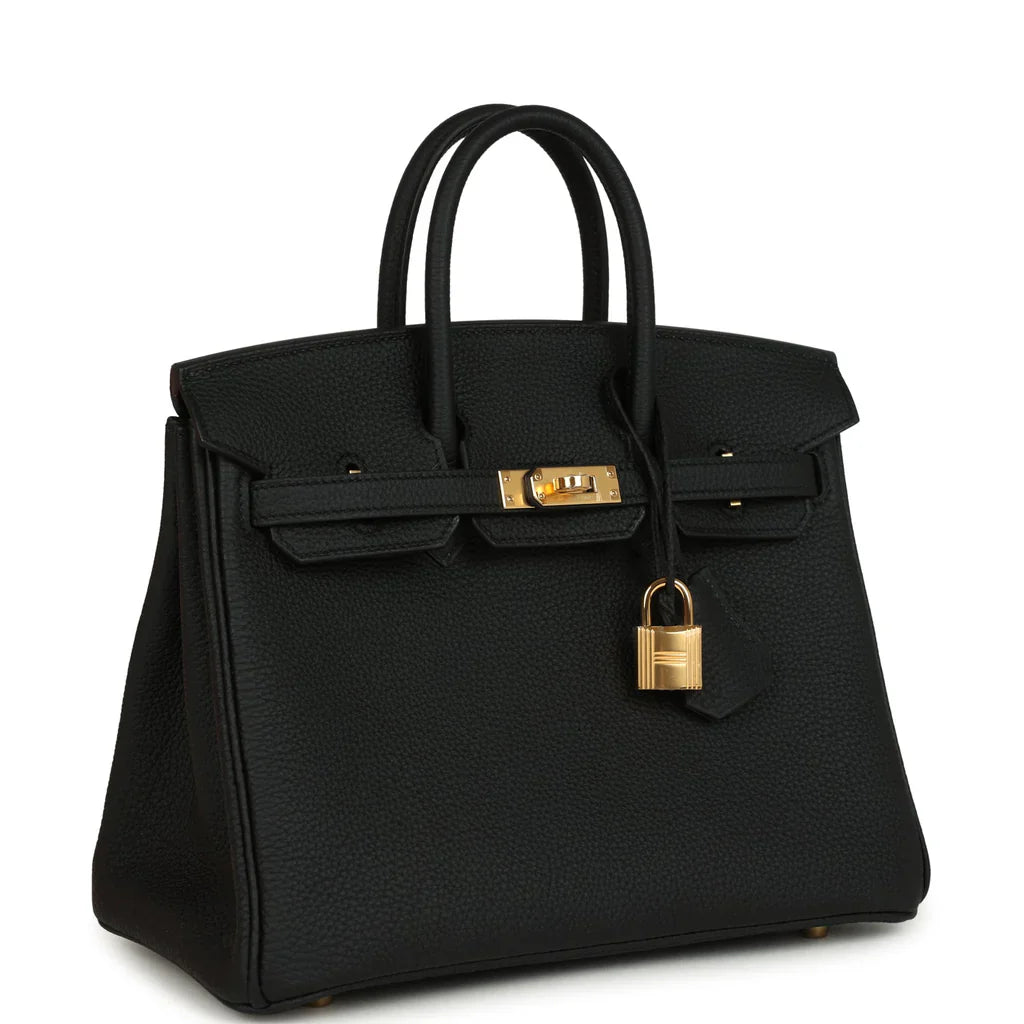 Birkin 25 Black Togo Gold Hardware