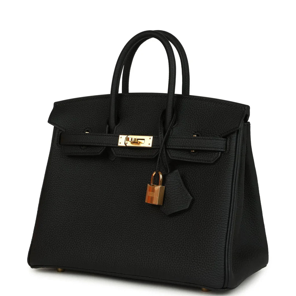 Birkin 25 Black Togo Gold Hardware