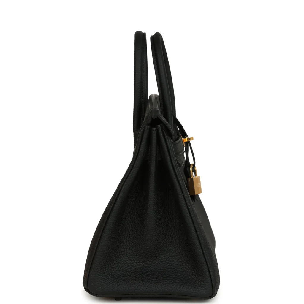 Birkin 25 Black Togo Gold Hardware