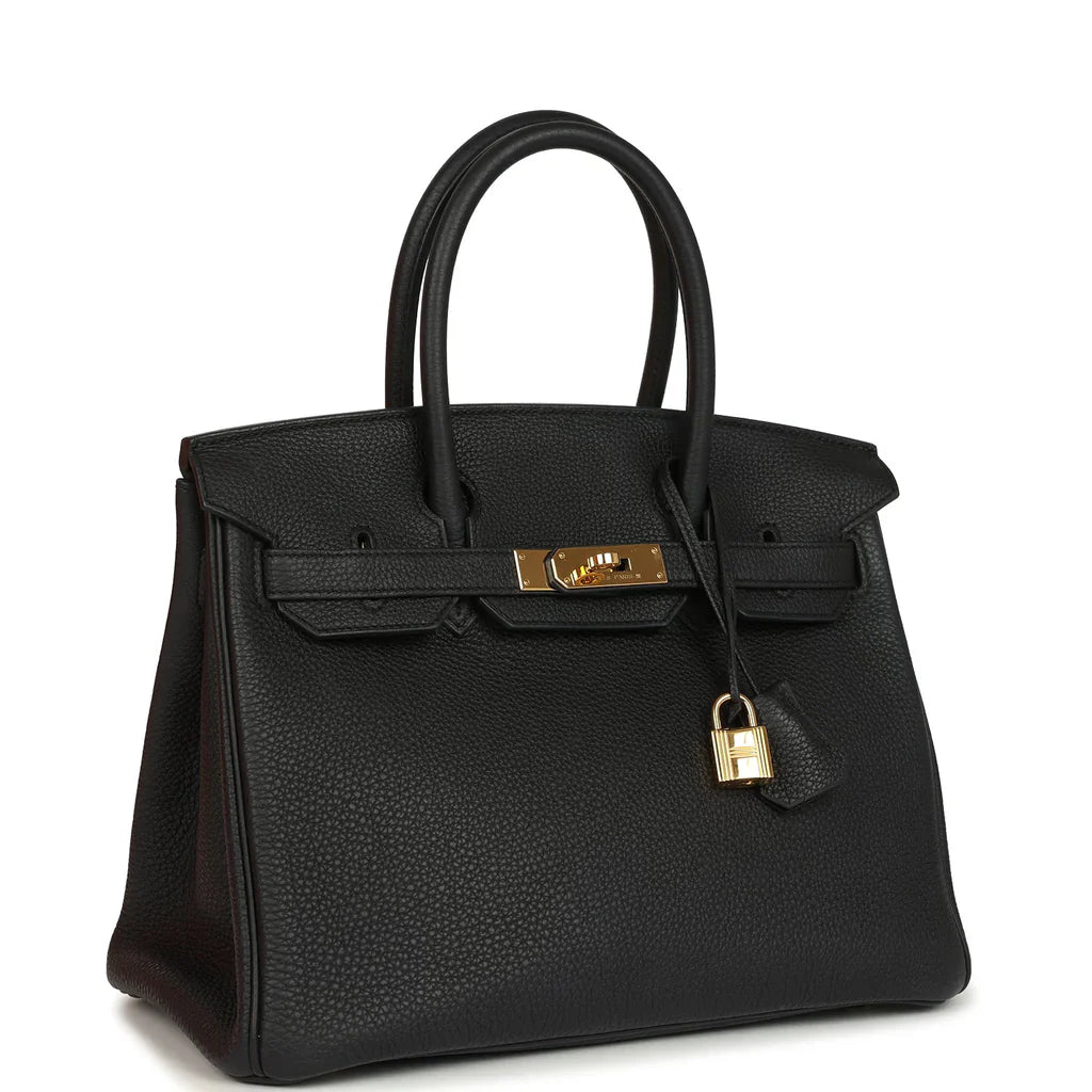 Birkin 30 Black Togo Gold Hardware