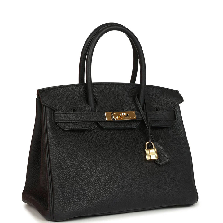 Birkin 30 Black Togo Gold Hardware
