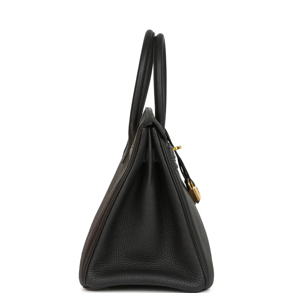 Birkin 30 Black Togo Gold Hardware