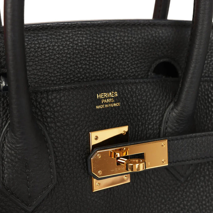 Birkin 30 Black Togo Gold Hardware