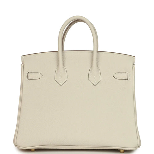 Birkin 25 Craie Togo Gold Hardware