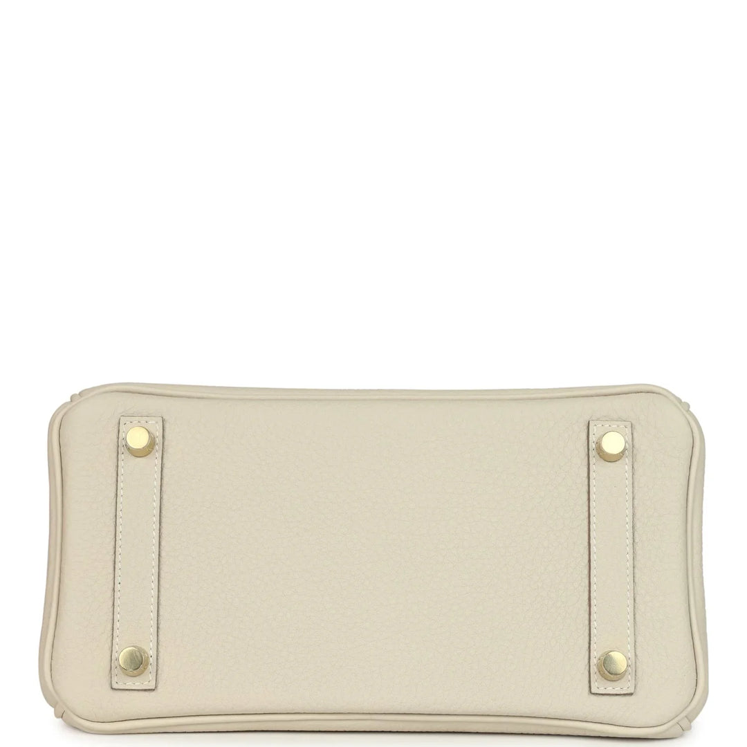 Birkin 25 Craie Togo Gold Hardware
