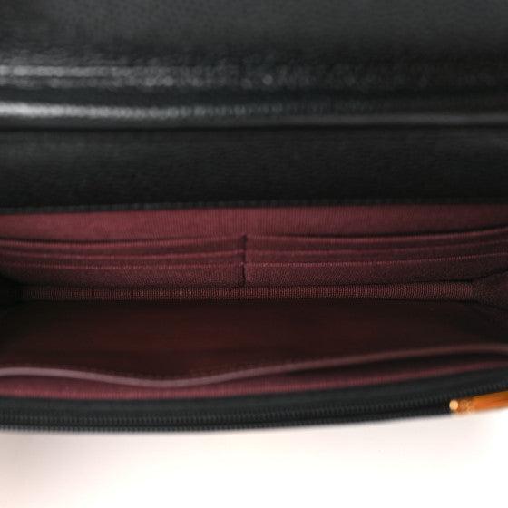 Wallet On Chain Quilted Caviar WOC - RELAVISH