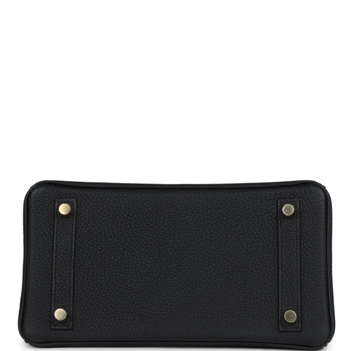 Birkin 25 Black Togo Gold Hardware K Stamp