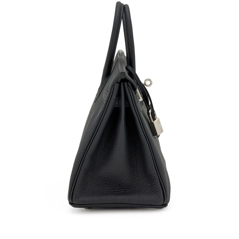 Birkin 25 Black Togo Palladium Hardware W Stamp
