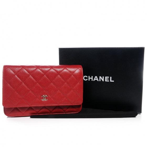 Chanel Wallet On Chain Quilted Caviar WOC - My Luxe Bag