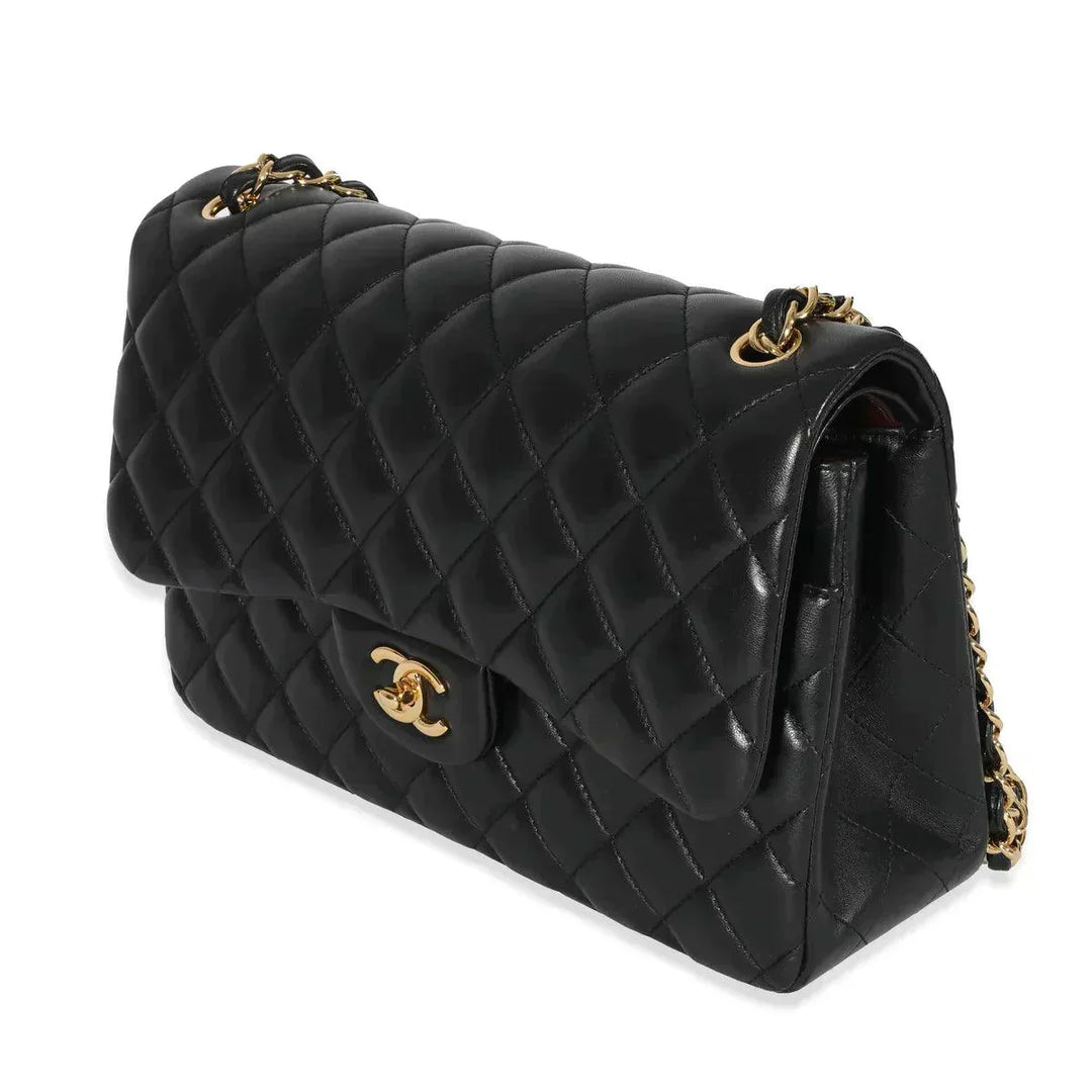 Chanel Classic Double Flap Bag Quilted Lambskin Jumbo -