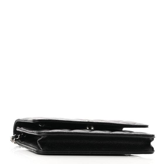 Wallet On Chain Quilted Caviar WOC