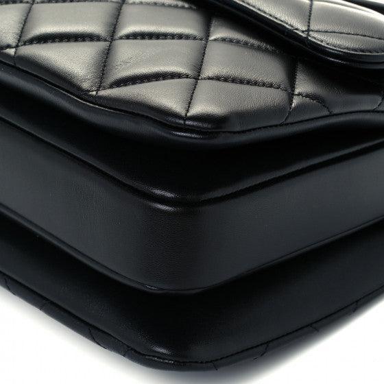 Chanel Trendy CC Dual Handle Flap Bag Quilted Lambskin Small -