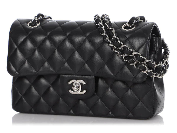 Chanel Classic Double Flap Bag Quilted Lambskin Small -