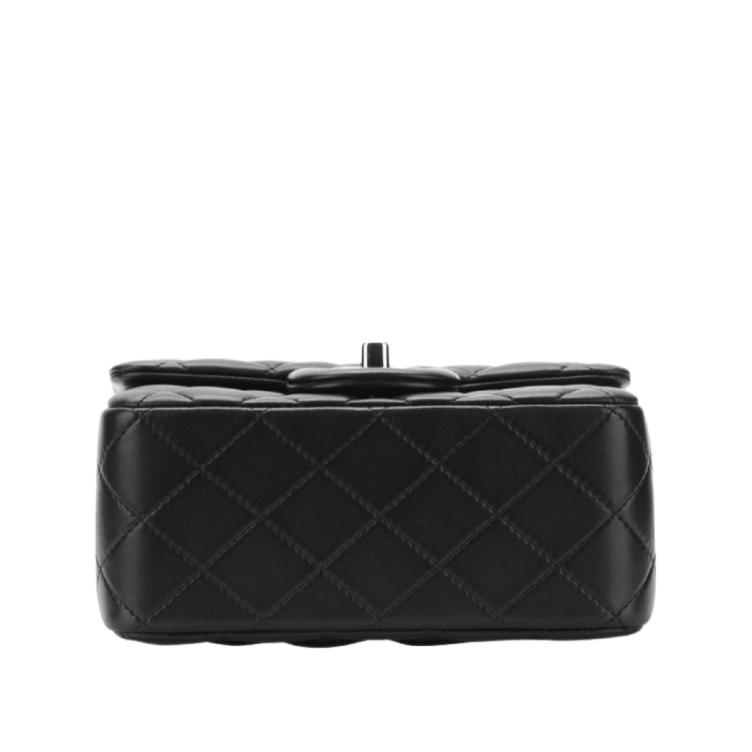 Chanel Lambskin Quilted Mini Square Flap Black - My Luxe Bag