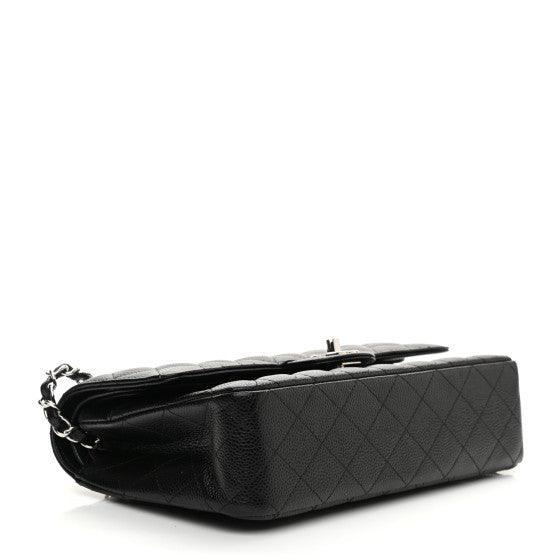 Chanel Classic Double Flap Bag Quilted Caviar Medium -