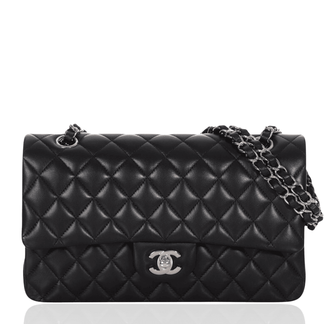 Chanel Classic Double Flap Bag Quilted Lambskin Medium -