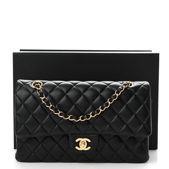 Chanel Classic Double Flap Bag Quilted Lambskin Medium -