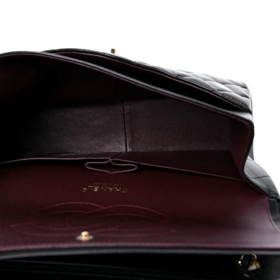 Chanel Classic Double Flap Bag Quilted Lambskin Jumbo -