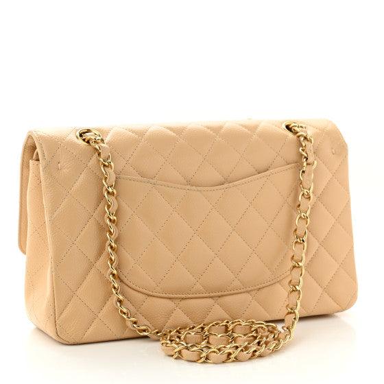 Chanel Classic Double Flap Bag Quilted Caviar Medium - My Luxe Bag