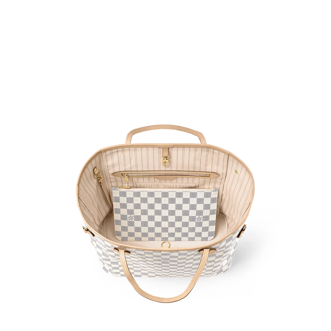 Louis Vuitton Damier Azur Neo Neverfull MM Beige - My Luxe Bag
