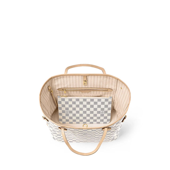 Louis Vuitton Damier Azur Neo Neverfull MM Beige - My Luxe Bag
