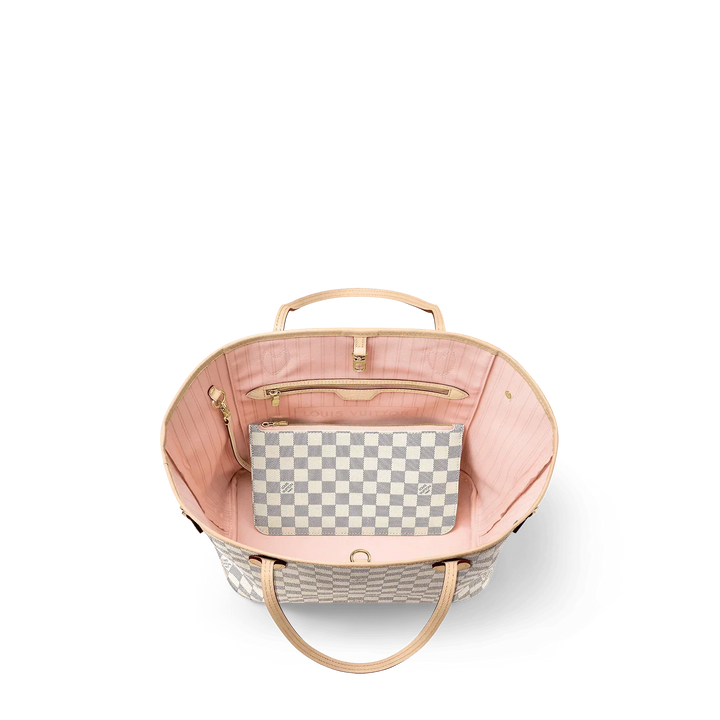Louis Vuitton Damier Azur Neo Neverfull MM Rose - My Luxe Bag