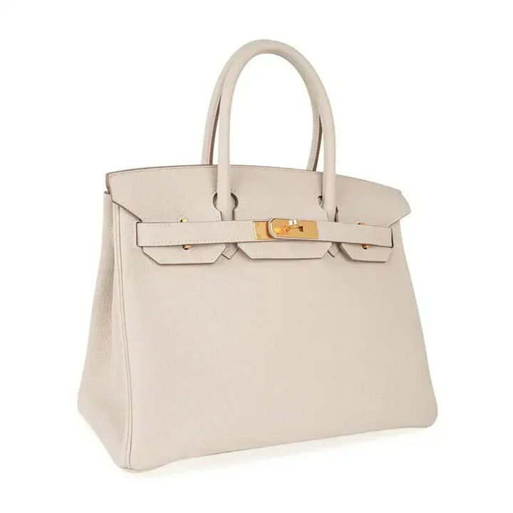 30 Togo Craie with Gold Hardware - RELAVISH