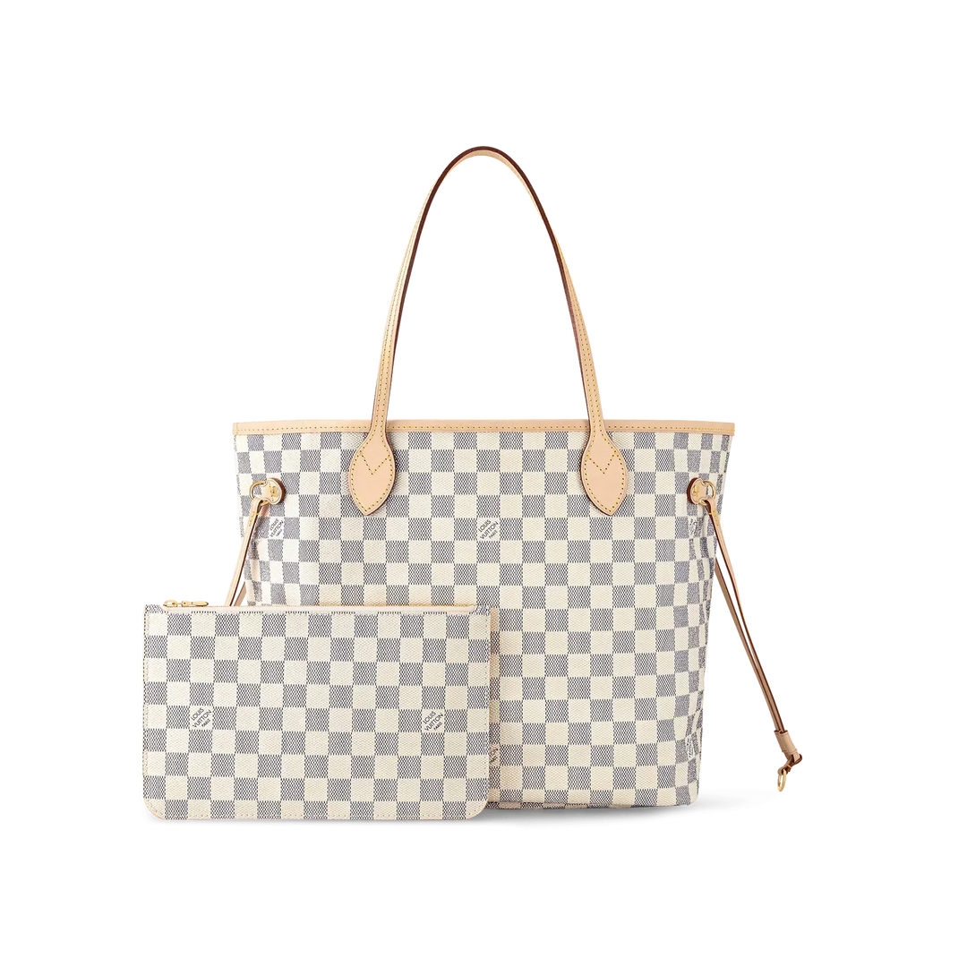 Louis Vuitton Damier Azur Neo Neverfull MM Beige - My Luxe Bag