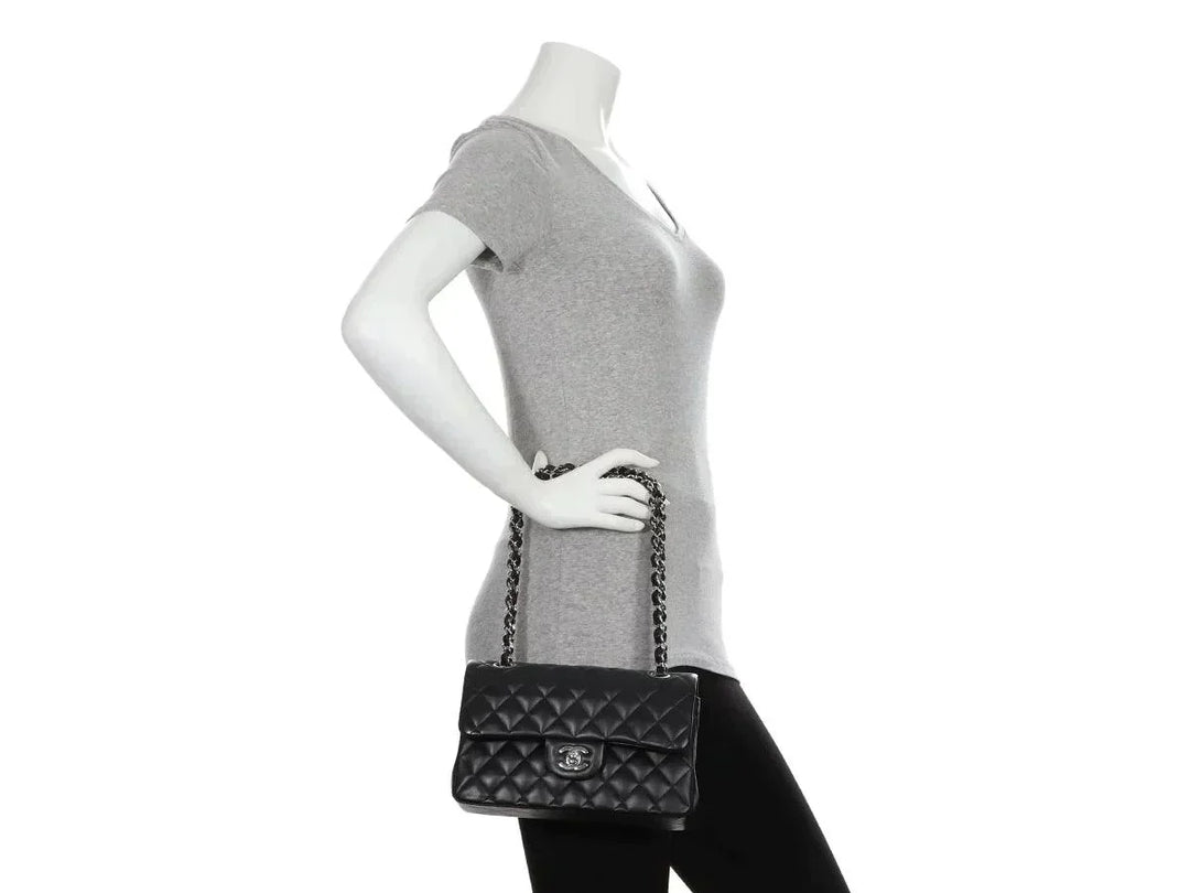 Chanel Classic Double Flap Bag Quilted Lambskin Small -