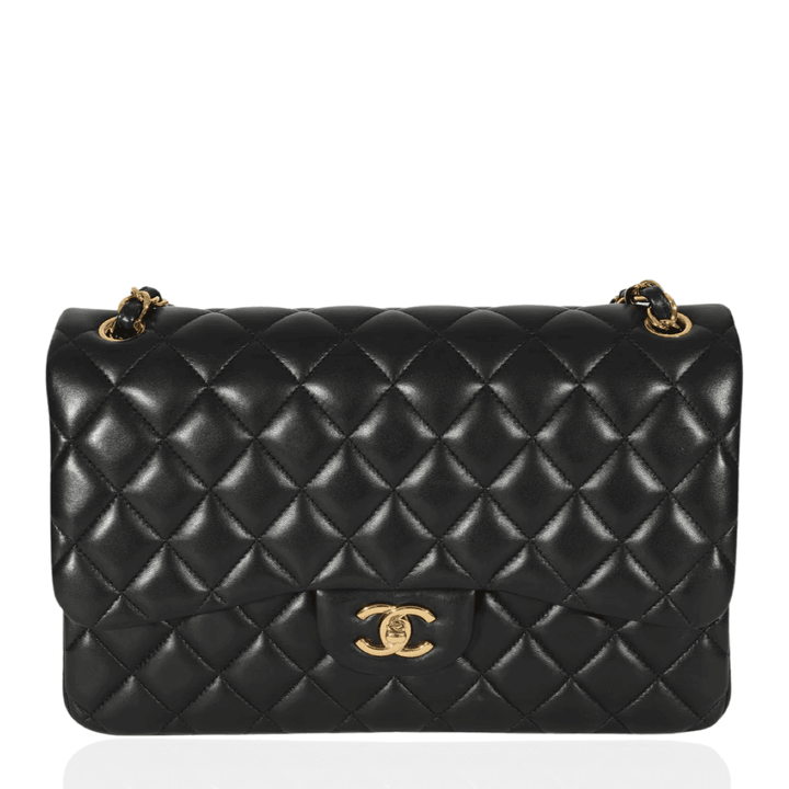Chanel Classic Double Flap Bag Quilted Lambskin Jumbo -