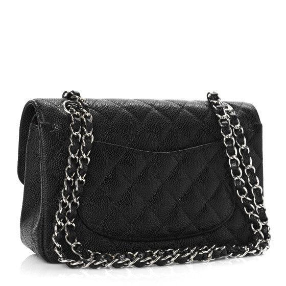 Chanel Classic Double Flap Bag Quilted Caviar Small -