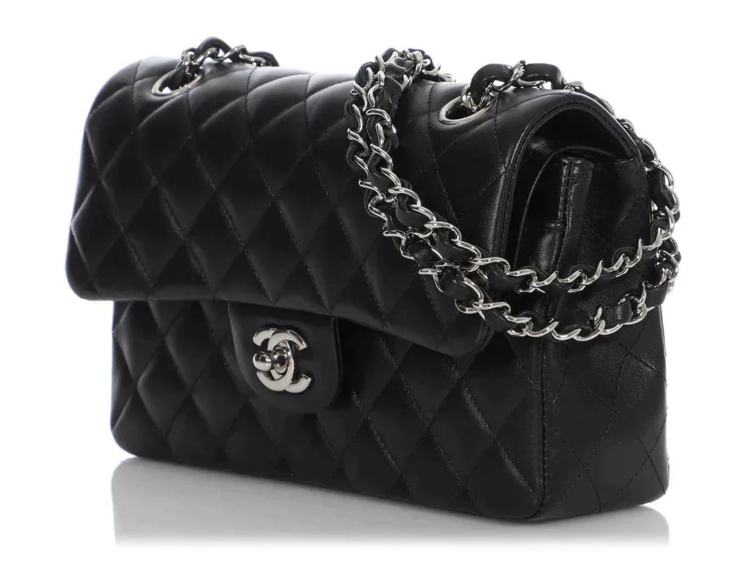 Chanel Classic Double Flap Bag Quilted Lambskin Small -