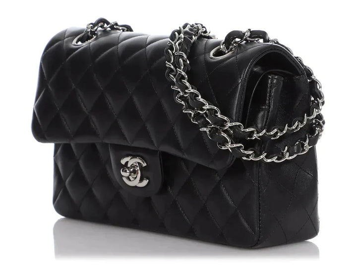 Chanel Classic Double Flap Bag Quilted Lambskin Small -